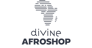 „Divine Afroshop“-Logo, zur Startseite